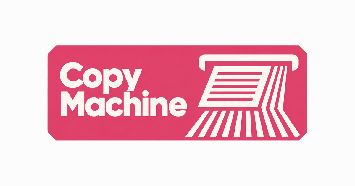 Copy Machine: AI Copywriting in Your Brand Voice